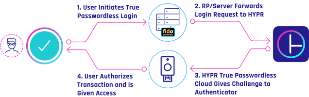 FIDO2 Token Passwordless Authentication
