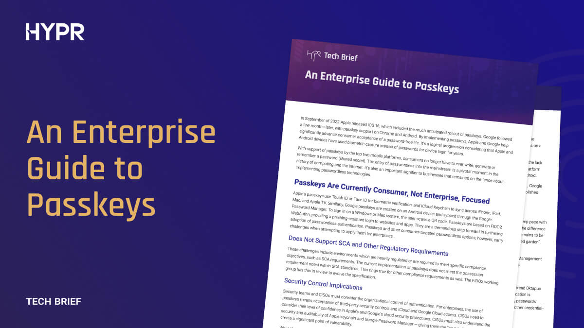 Using Passkeys in Enterprise Environments