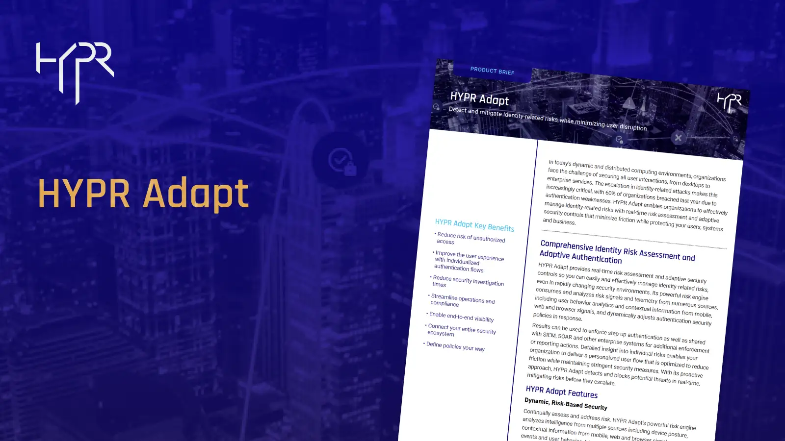 HYPR Adapt Product Brief