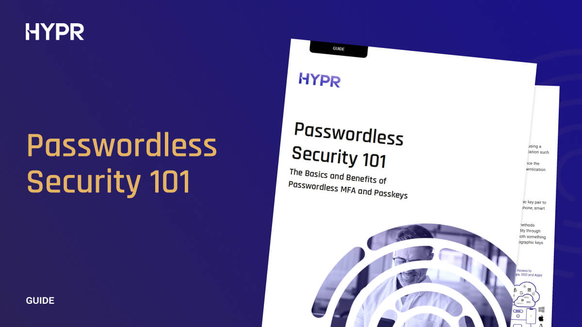 Passwordless <br/>Security 101