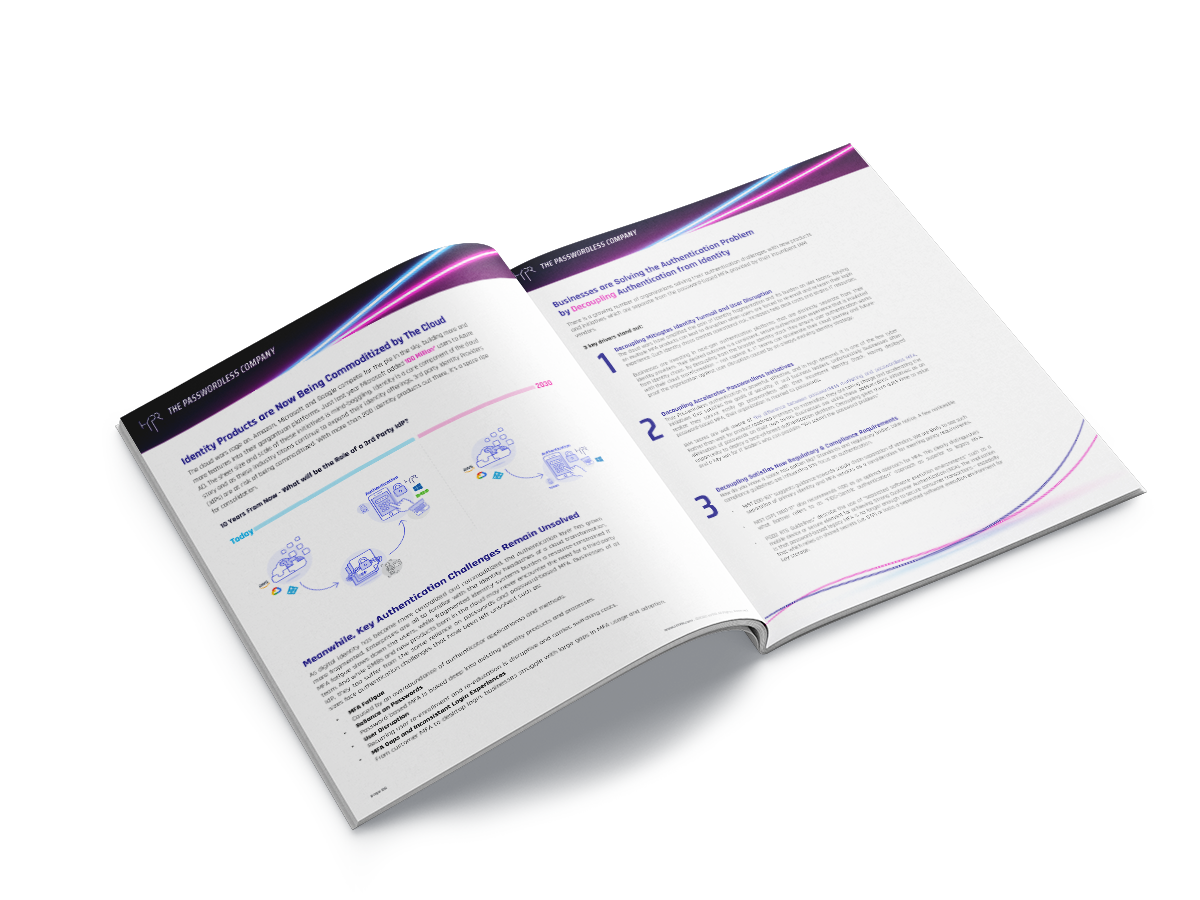 Decoupling Authentication from Identity White Paper 3D Preview