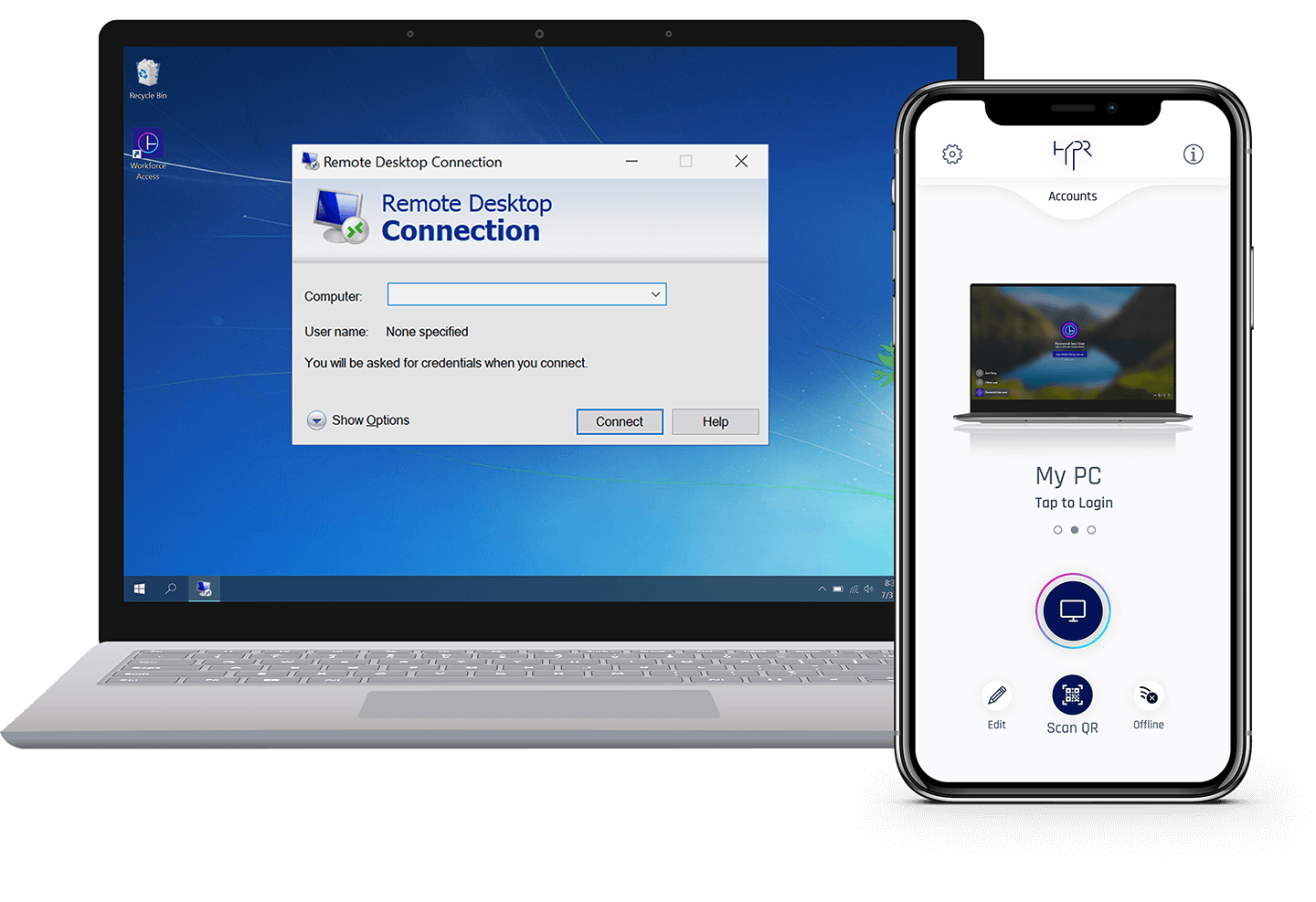HYPR Remote desktop authentication