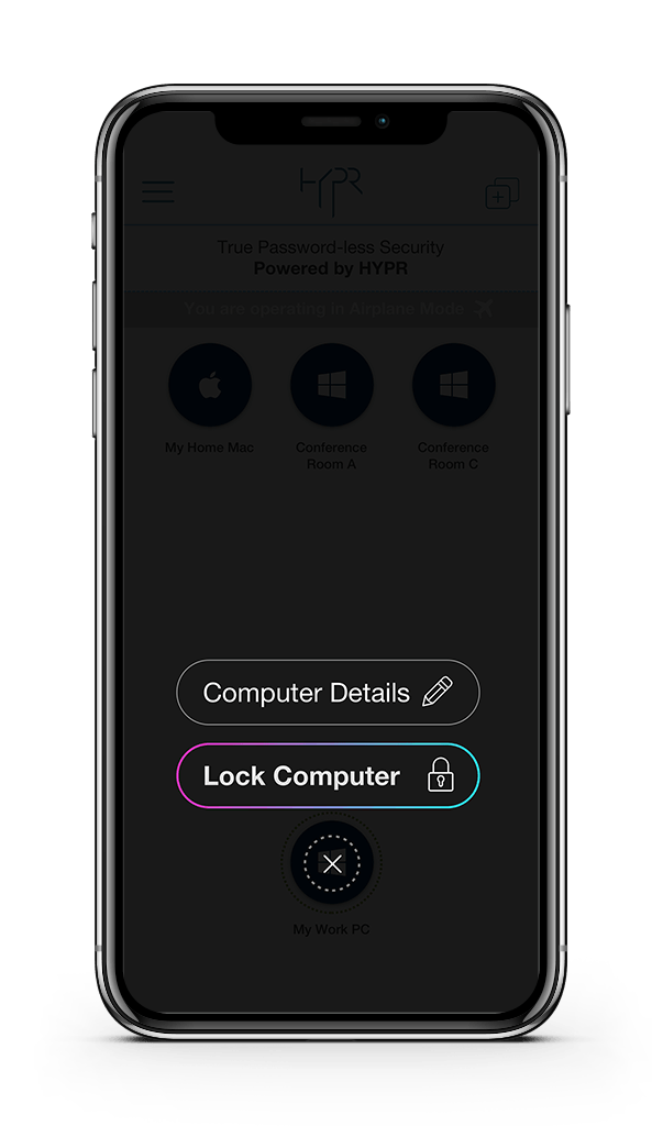 Remote Computer Locking with HYPR Passwordless Authentication App