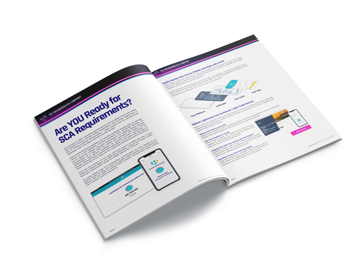 Strong Customer Authentication PSD2 White Paper 3D Preview