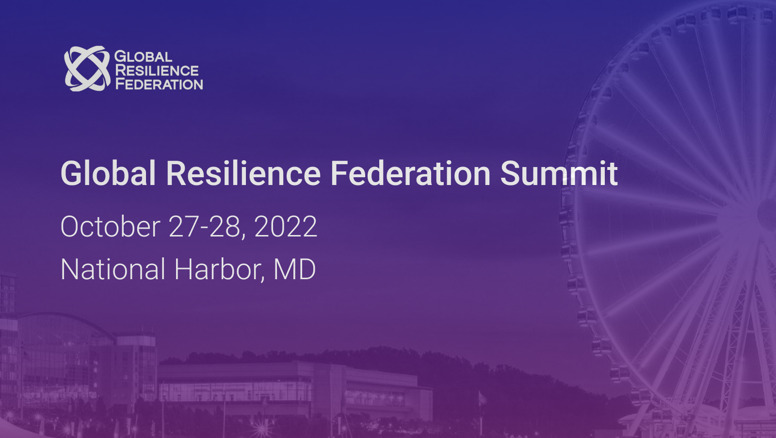 Global Resilience Federation Summit