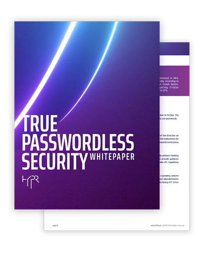 True Passwordless Security White Paper preview